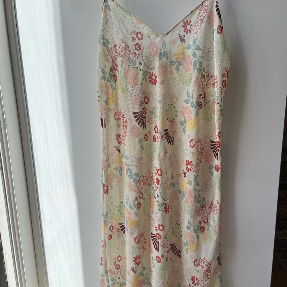 CK Floral Patterned Slip Dress - Picture 2 of 7